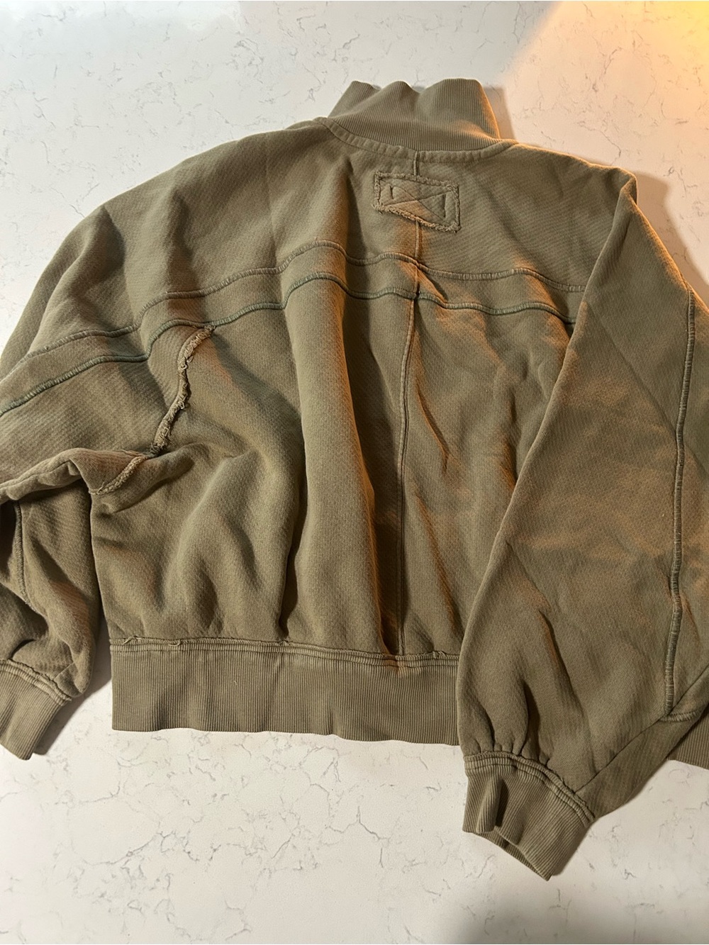 NWT Free People We The Free Thunder Cardi in Summer Pine - Picture 13 of 16